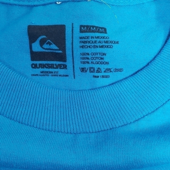 NWT Quiksilver Blue Squirrel T Shirt - Picture 3 of 4